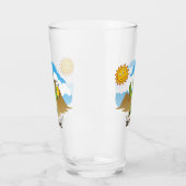 Kaktus mit Bier Glas (Links)