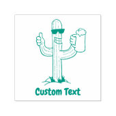 Kaktus mit Bier Permastempel (Design)