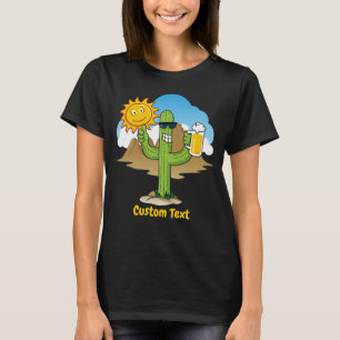 Kaktus mit Bier T-Shirt
