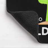 Kaktus mit einem breitrandigen Hut Alter Knabe Hum Mousepad (Ecke)