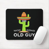 Kaktus mit einem breitrandigen Hut Alter Knabe Hum Mousepad (Mit Mouse)