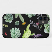 Kaktus-Muster 2 Case-Mate iPhone Hülle (Rückseite (Horizontal))