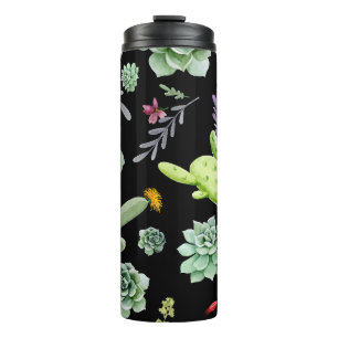 Kaktus Muster 2 Thermosbecher