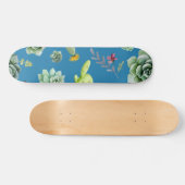 Kaktus Muster 5 Skateboard (Horizontal)