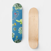 Kaktus Muster 5 Skateboard (Vorderseite)