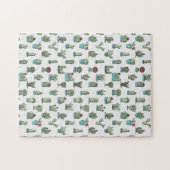 Kaktus-Muster-Puzzlespiel Puzzle (Horizontal)