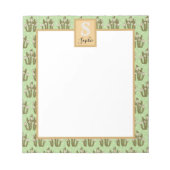 Kaktus Notizblock (Vorderseite)