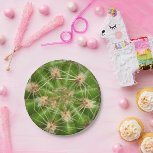 Kaktus-Papierplatte Pappteller (Party)