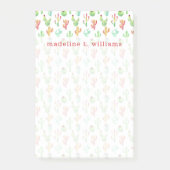 Kaktus-PastellAquarell-Muster Post-it Klebezettel (Vorderseite)