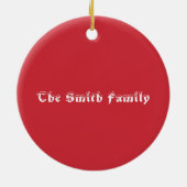 Kaktus personalisiert keramik ornament (Hinten)