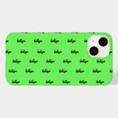 Kaktus-Pflanze auf hellgrün Case-Mate iPhone Hülle (Rückseite (Horizontal))