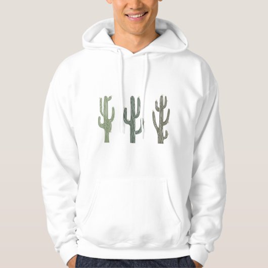 Kaktus-Pflanze Hoodie (Vorderseite)