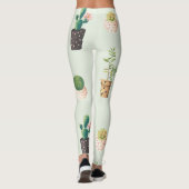 Kaktus-Pflanze Leggings (Rückseite)