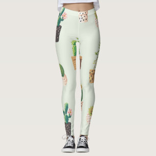 Kaktus-Pflanze Leggings