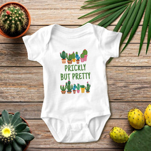Kaktus Pflanze Prickly, aber Hübsch Baby Bodysuit Strampler