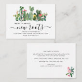 Kaktus Planet Neue Roots Bewegte Karte (Vorne/Hinten)