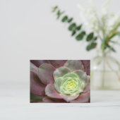 Kaktus Print | Eine Wüstenkaktus-Blume Visitenkarte (Stehend Vorderseite)