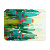 Kaktus Print | Viele Kakteen Magnet (Horizontal)