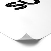 Kaktus Puns sind sukkulente lustige Pflanze Puppe Poster (Ecke)