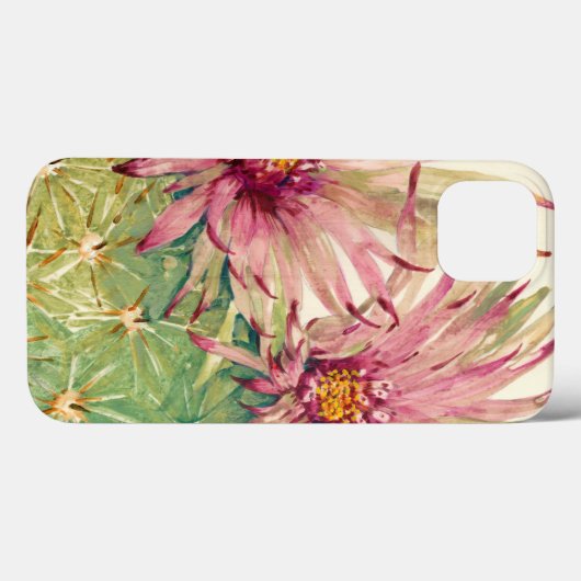 Kaktus Rosa Blüten Case-Mate iPhone Hülle (Rückseite (Horizontal))