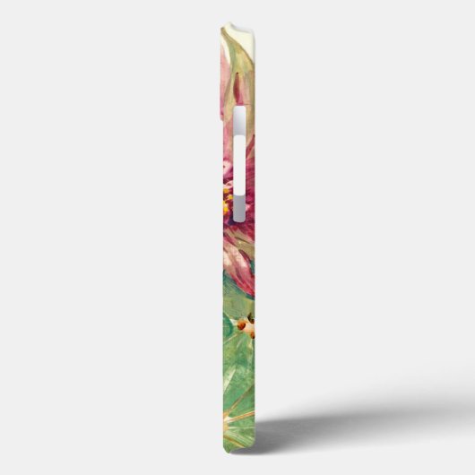 Kaktus Rosa Blüten Case-Mate iPhone Hülle (Rückseite / Links)