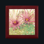 Kaktus Rosa Blüten Erinnerungskiste<br><div class="desc">Cactus Pink Blossoms Artist: Tim Oole</div>
