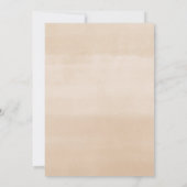 Kaktus rosafarbenes bohemisches Brautparty Einladung (Rückseite)