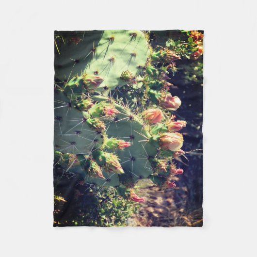 Kaktus-Rose blüht Fleecedecke (Vorderseite)