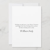 Kaktus Santa Frohe Feiertage Weihnachten (Rückseite)