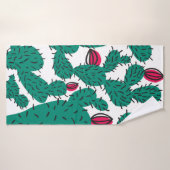 Kaktus seamless pattern. Hipster Badehandtuch (Badehandtuch)