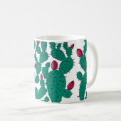Kaktus seamless pattern. Hipster Kaffeetasse (VorderseiteRechts)
