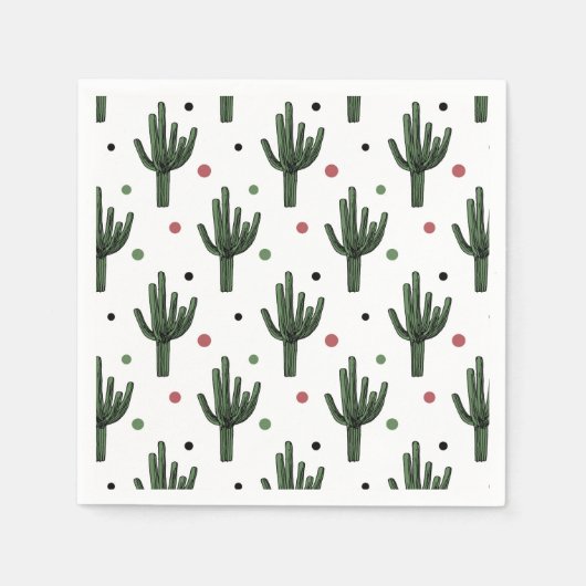 Kaktus Serviette (Vorderseite)