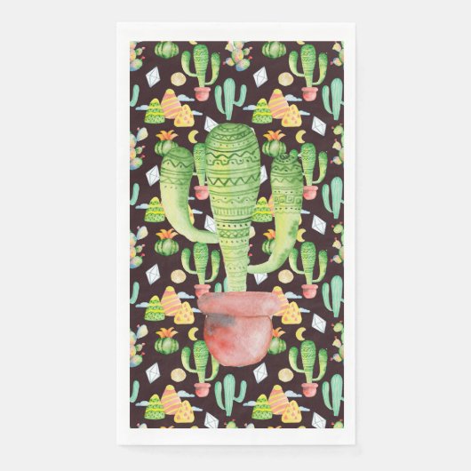 Kaktus Serviette (Vorderseite)