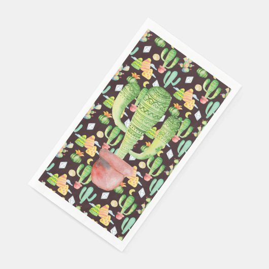 Kaktus Serviette (Ecke)