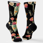 Kaktus Socken (Gewinkelt)