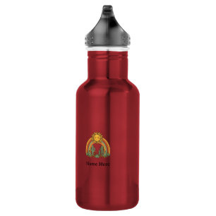 Kaktus-Sonnen-Regenbogen-Tasse mit individuellem N Edelstahlflasche