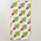 Kaktus Strandtuch (Vorderseite)