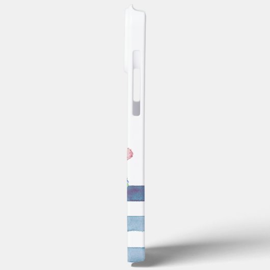 Kaktus Sukkulente Blume Streifen Case-Mate iPhone Hülle (Rückseite / Links)