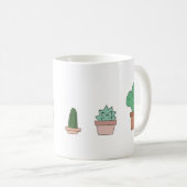 Kaktus-Tasse Kaffeetasse (VorderseiteRechts)