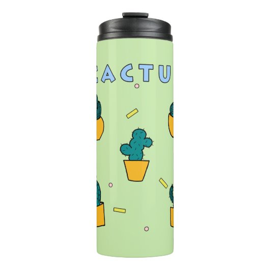 Kaktus Thermosbecher (Vorderseite)