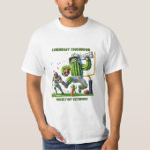 Kaktus-Touchdown im Endbereich T-Shirt (Vorderseite)