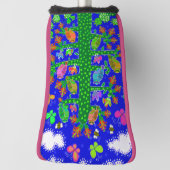 Kaktus Tree of Life mit Owls and Birds Golf Head Headcover (Rotieren 90)