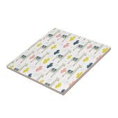 Kaktus-u. Lama-Muster Fliese (Seite)