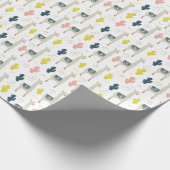 Kaktus-u. Lama-Muster Geschenkpapier (Ecke)