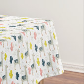 Kaktus-u. Lama-Muster Tischdecke (Beispiel)