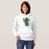 Kaktus Umarmung Hoodie (Vorne ganz)