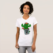 Kaktus Umarmung T-Shirt (Vorne ganz)
