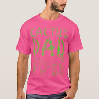 Kaktus Vater Sukkulenten Papa Gartenarbeit Gärtner T-Shirt