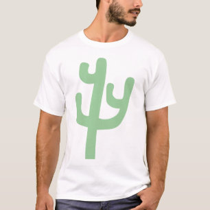 Kaktus - verblasst grün T-Shirt