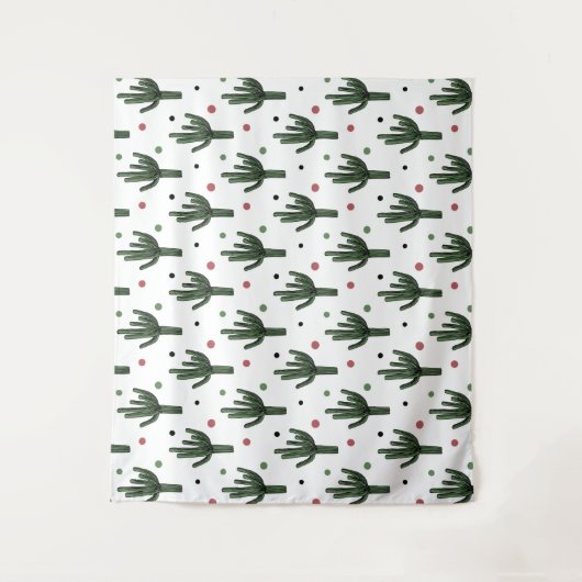 Kaktus Wandteppich (Vorderseite)